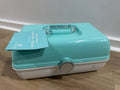 Seafoam Caboodles Makeup Case with Sparkles – NWT