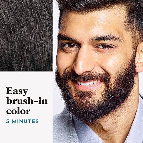 Men's Beard & Mustache Coloring Kit - Gray Hair Cover & Nourishing Formula