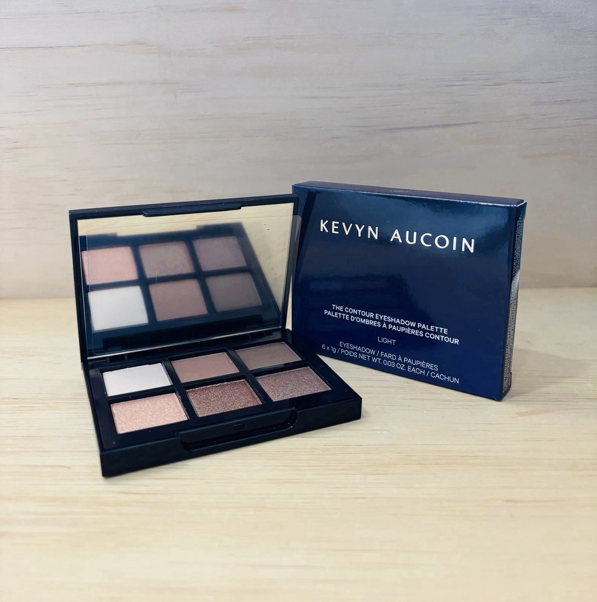 Eyeshadow Palette for Contouring and Blending - 6 Shades, Matte & Shimmer