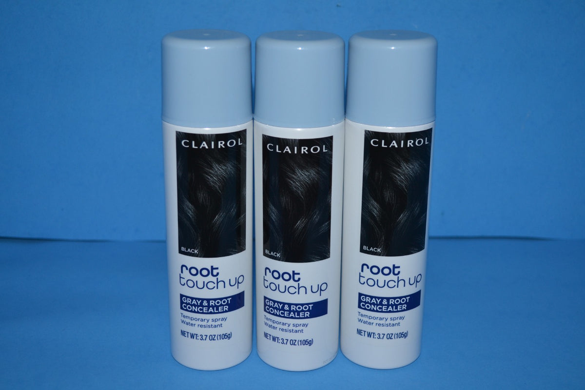 3-Pack Black Root Touch-Up Gray & Concealer - 3.7 oz Each