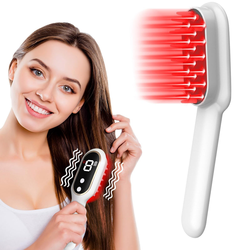 3-in-1 Scalp Massager Brush for Hair Care - Portable Waterproof Stimulator