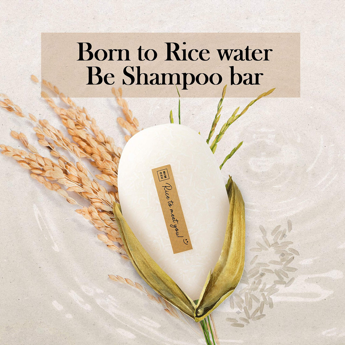 Fermented Rice Water Shampoo Bar 2-Pack - pH Balanced & Unscented Solid Hair Cleanser