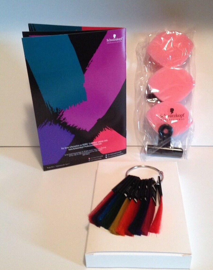 Schwarzkopf Igora Colorworx Intense Swatch Ring Kit with Step-by-Step Guide