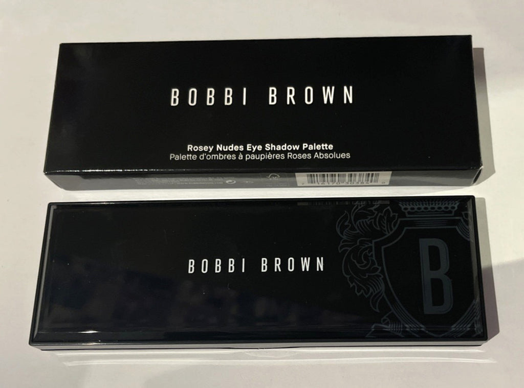 Bobbi Brown Rosey Nudes Eye Shadow Palette — 5 Shade Velvet Plum Mauve Cocoa