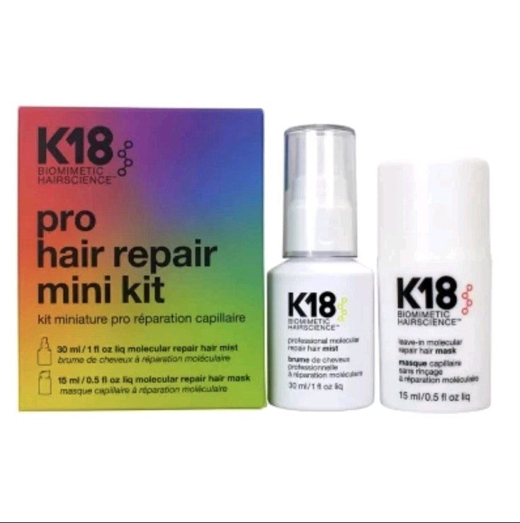 K18 Pro Hair Repair Mini Kit - Molecular Repair Mist & Mask Set