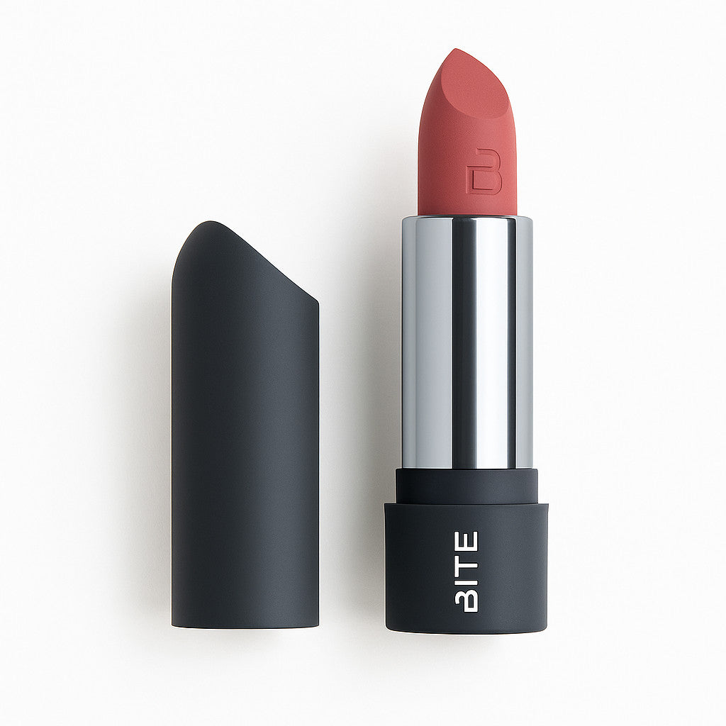 High-Pigment Soft Matte Lipstick in Sugar Buns - Vegan & Nourishing