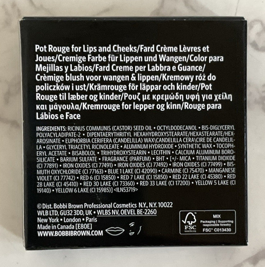Pot Rouge for Lips & Cheeks Rose 42 - 0.13 Oz (3.7 g) New