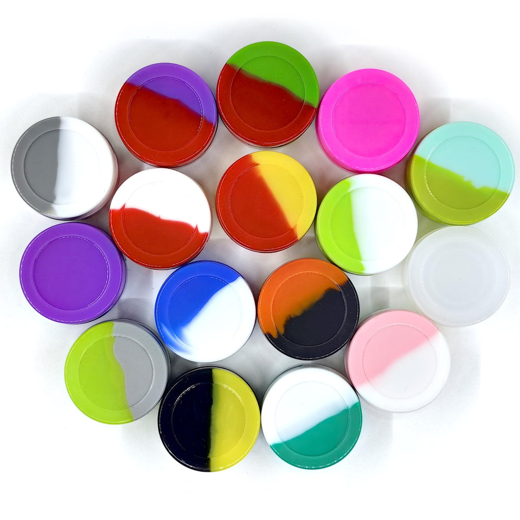 50-Pack 5ml Silicone Storage Jars – Non-Stick, Multi-Use Containers for Wax, Cosmetics, Skincare