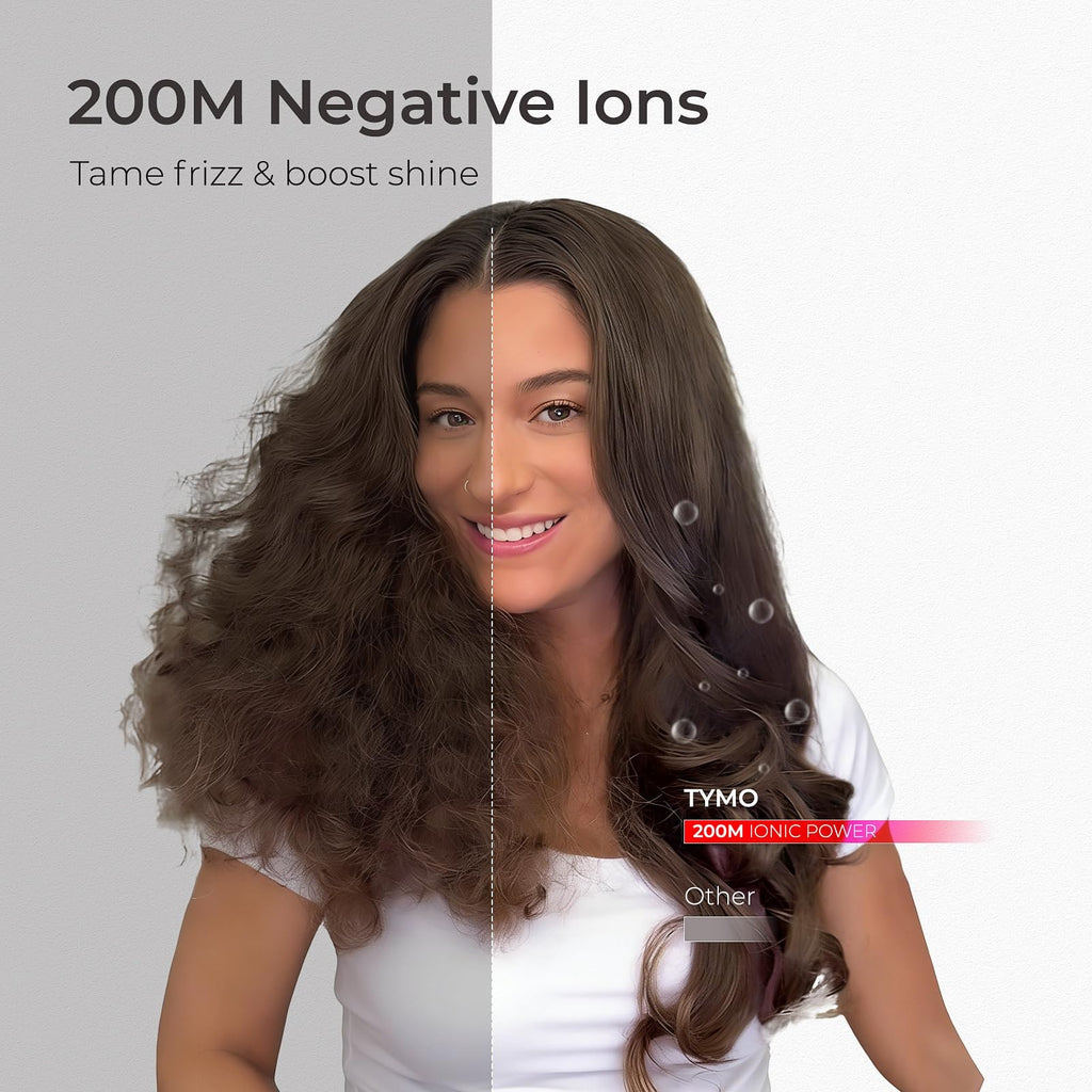 Professional 4-in-1 Hair Dryer Brush - Volumizer, Straightener & Curler