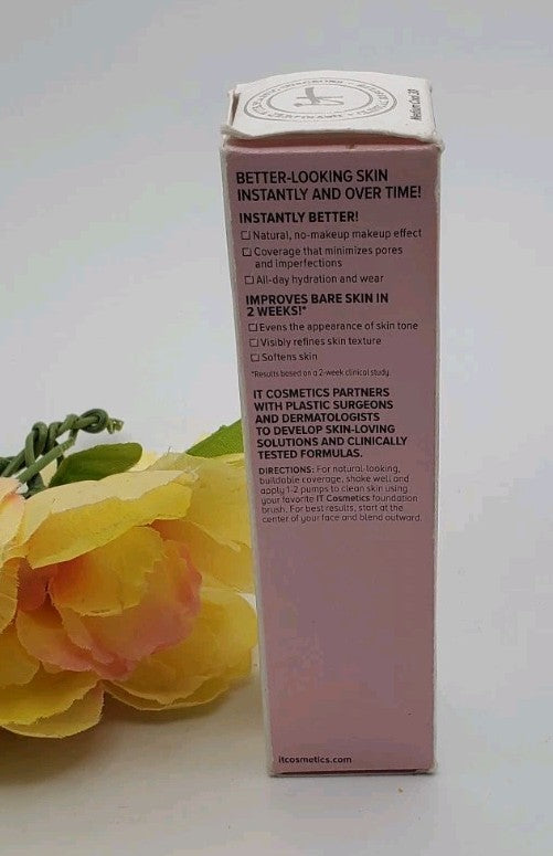 Your Skin But Better Foundation Light Cool 20 by IT Cosmetics — Waterlight Medium Coverage 1 fl oz