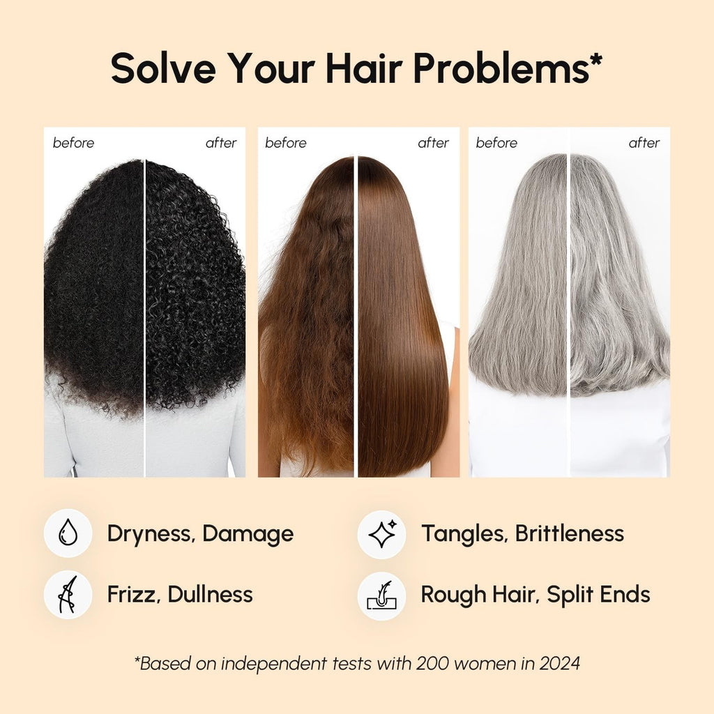 Deep Conditioning Hair Mask for Damaged Hair - Hydrating Keratin Treatment 6.76 Fl Oz