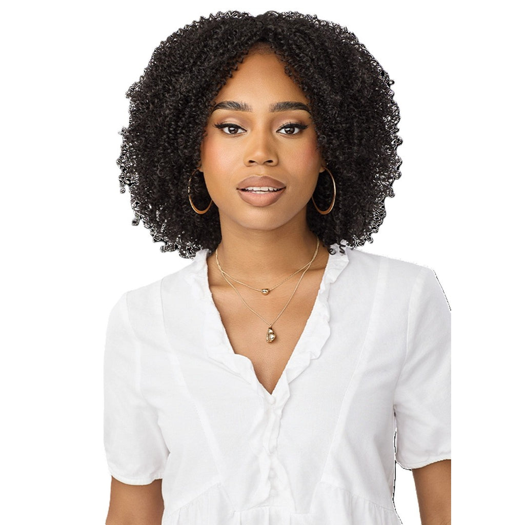 Synthetic Half Wig Quick Weave Yalina for Natural Hairstyles