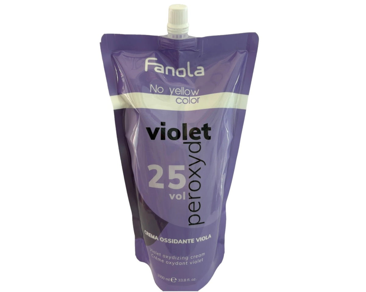 Violet Hair Developer Peroxide 25 Vol for Professional Hair Coloring - 33.8 fl oz