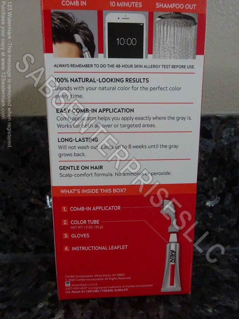 4 Boxes of Light Brown Hair Dye - Easy Comb-In Permanent Hair Color
