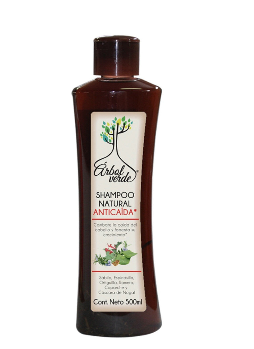 Natural Hair Loss Shampoo with Herbal Extracts - 500ml