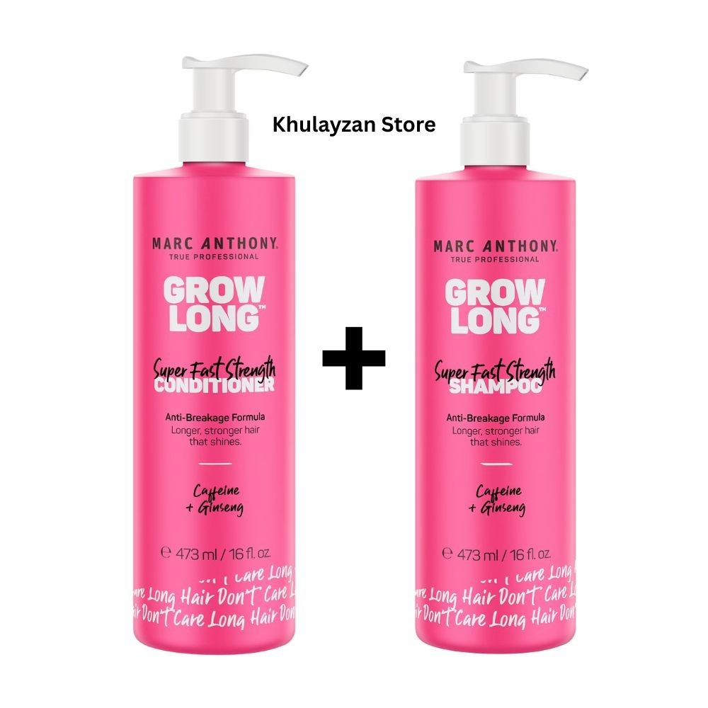 Marc Anthony Grow Long Shampoo & Conditioner Set 16oz - Fast Hair Growth