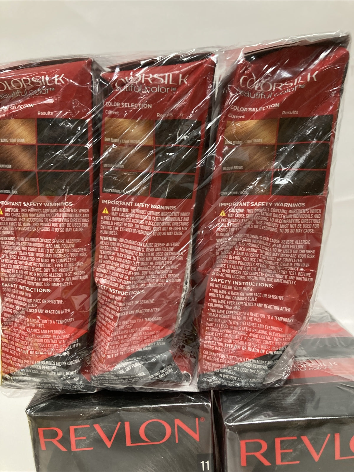 12 Pack Permanent Hair Dye - Revlon Colorsilk Soft Black 11