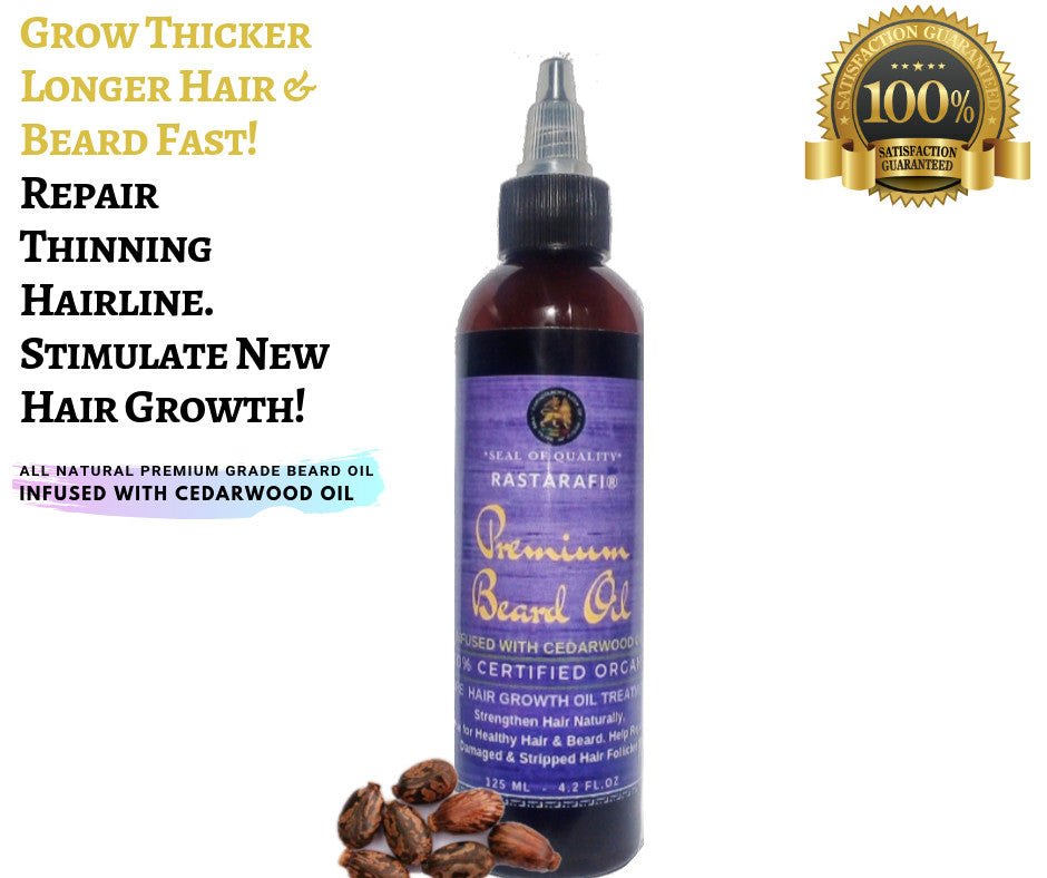 Premium Beard Oil for Fast Growth & Conditioning - All Sizes
