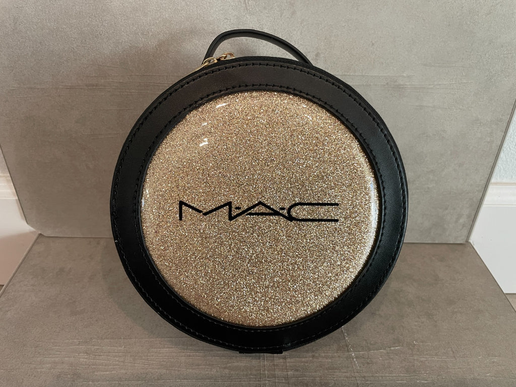 MAC Round Shimmer Eyeshadow Travel Case 2025 Holiday Bag