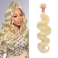 Blonde Brazilian Virgin Hair Bundle 18 Inch Double Weft 613 Color