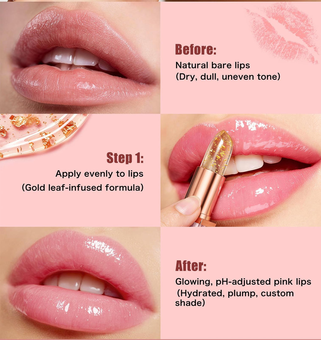 Color Changing Lipstick for Mature Lips – Hydrating, Long-Lasting Color (1pc)