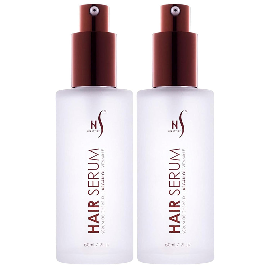 Herstyler Argan Oil Hair Repair Serum for Frizz Control & Shine - Pack of 2