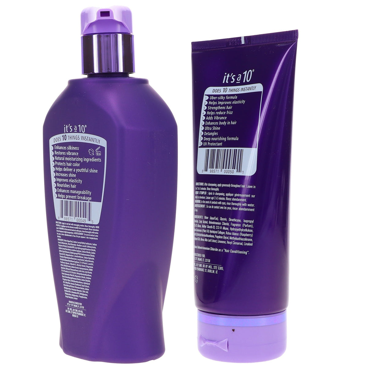 Silk Express Hair Shampoo & Conditioner Set - 10 oz & 5 oz Combo Pack
