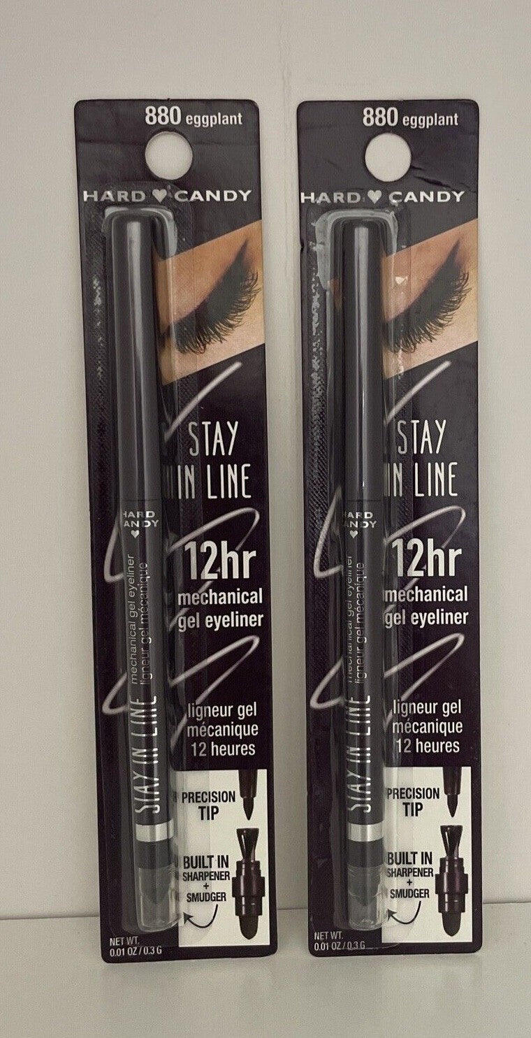 12HR Mechanical Gel Eyeliner - Eggplant Purple, Waterproof & Precise