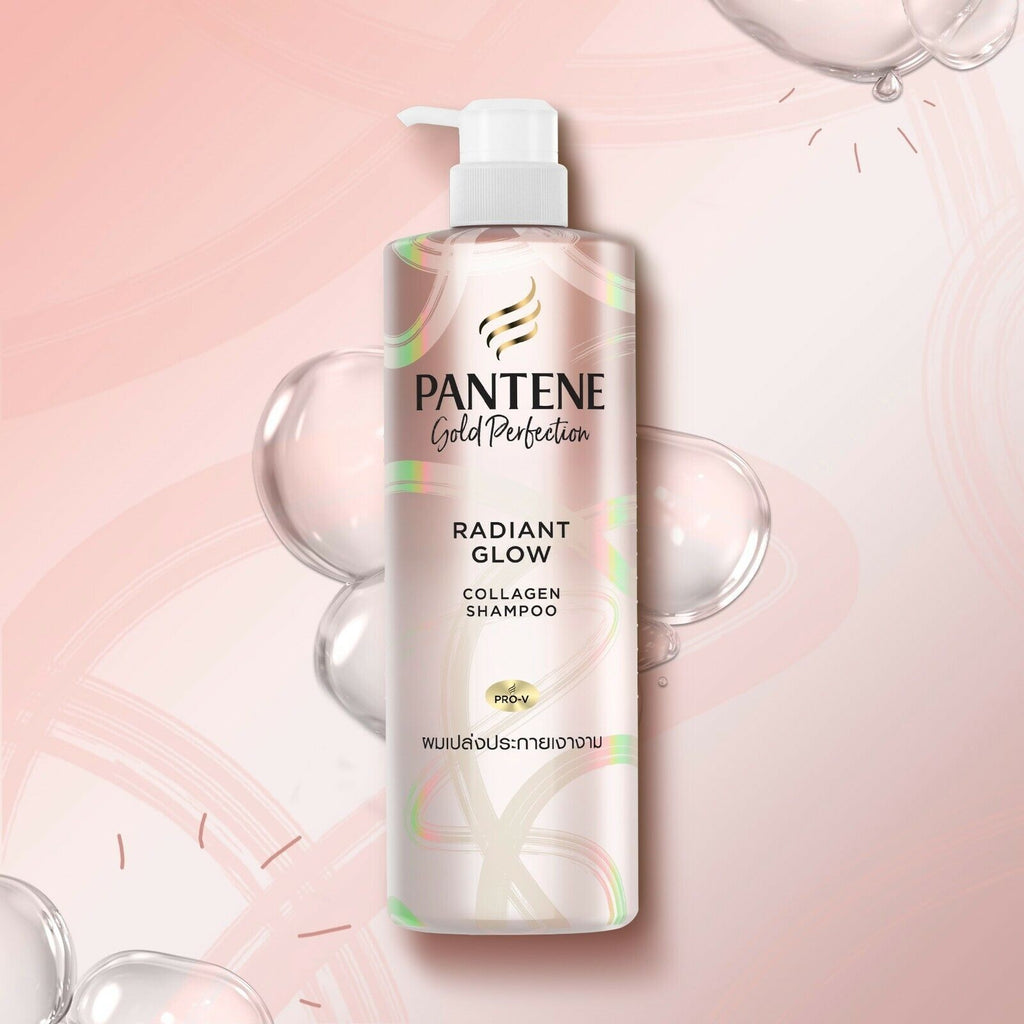 Pantene Pro-V Gold Perfection Collagen Shampoo 300ml - Pack of 6