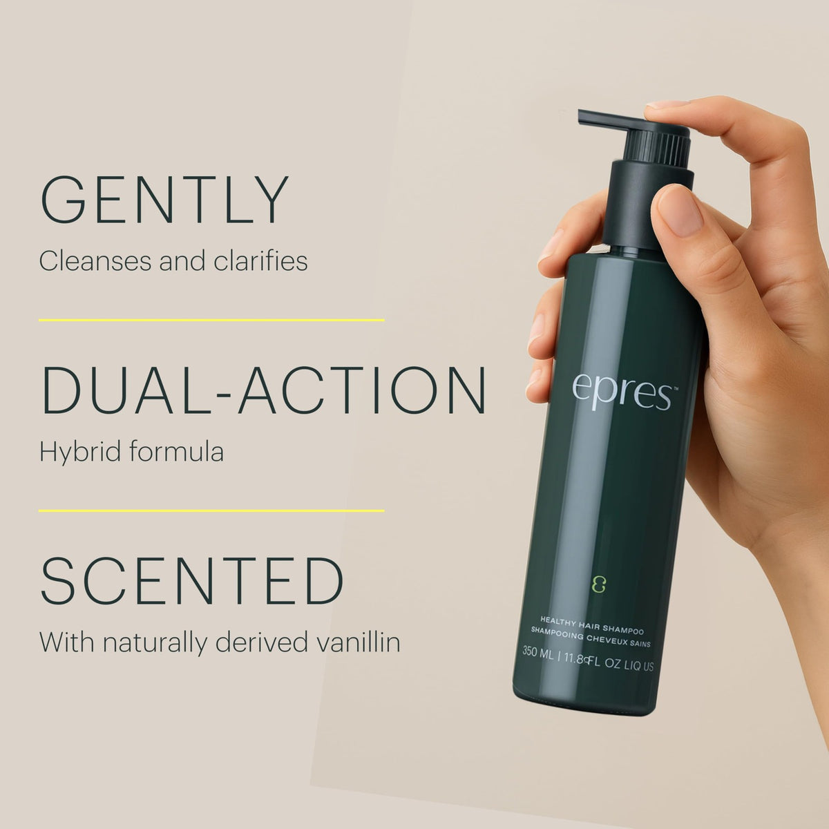 Healthy Hair Shampoo Bond Repair Quat-Free Lightweight Solution