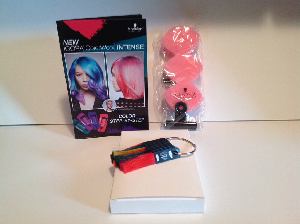 Schwarzkopf Igora Colorworx Intense Swatch Ring Kit with Step-by-Step Guide