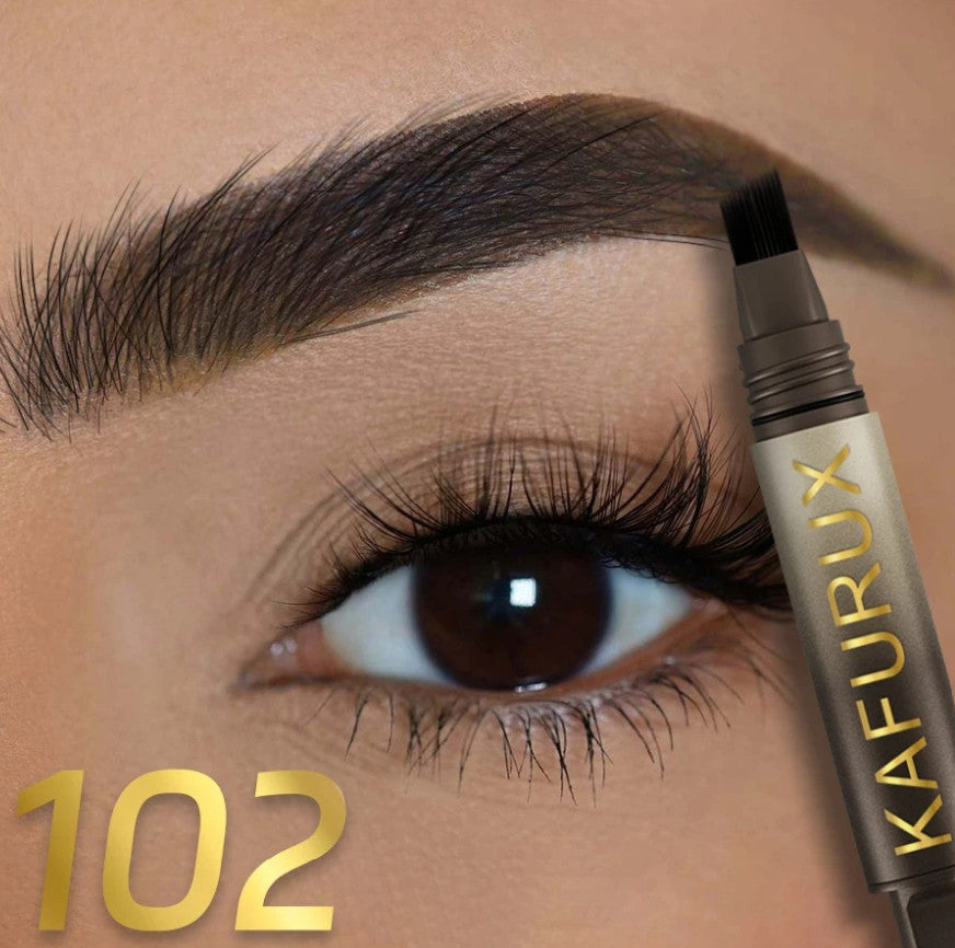 Waterproof Eyebrow Pencil Long Lasting Microblade Effect with Angled Brush