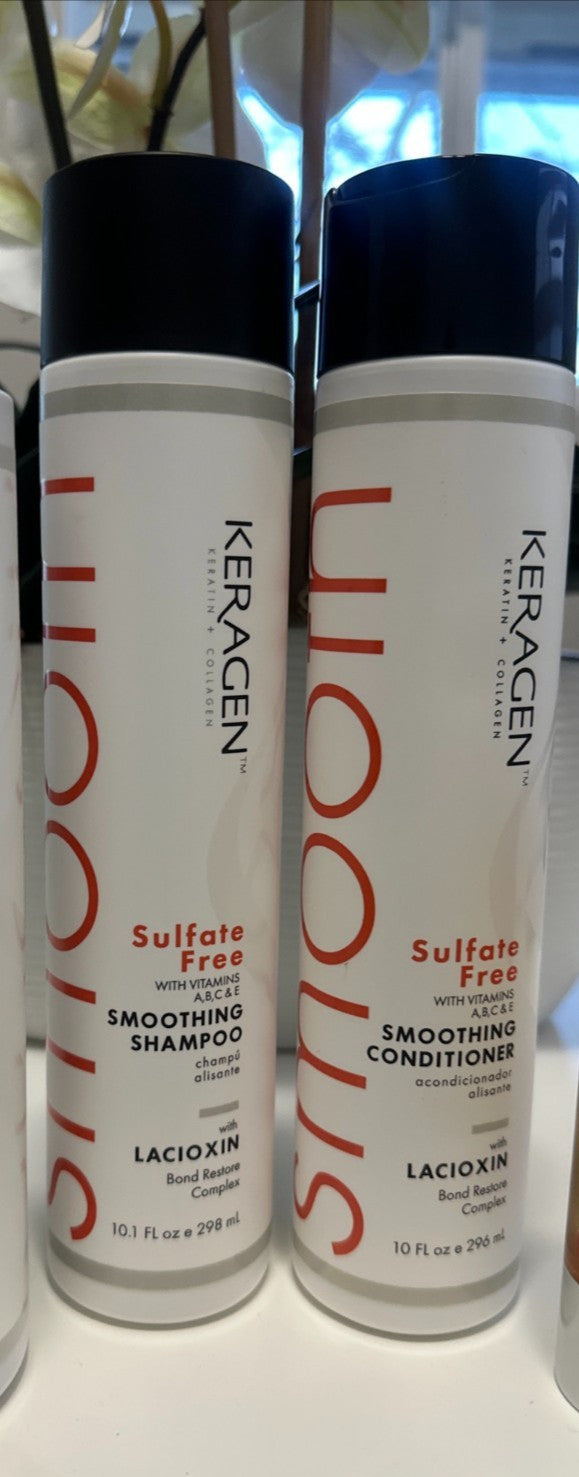Keratin Hair Treatment Kit with Shampoo, Conditioner & Argan Oil – Salon Quality