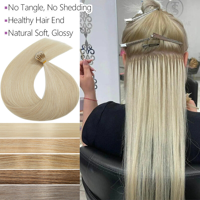 Nano Ring Hair Extensions - Remy Human Hair Bead Link Ombre Styles