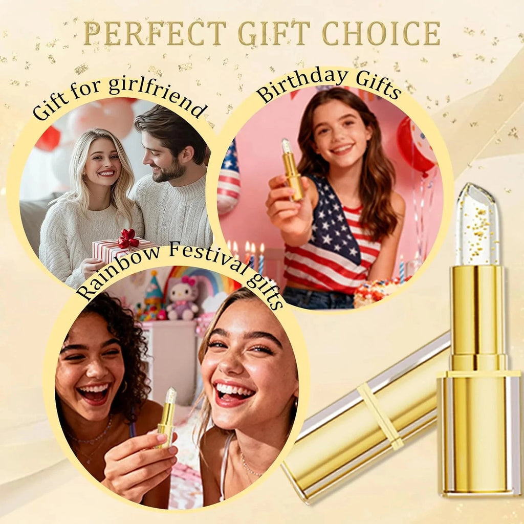 Color Changing Lipstick for Mature Lips, Hydrating Long-Lasting Lip Color Set