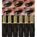 6-Piece Glitter Eye Shadow Sticks Set, Two-Color Gradient Waterproof Shimmer