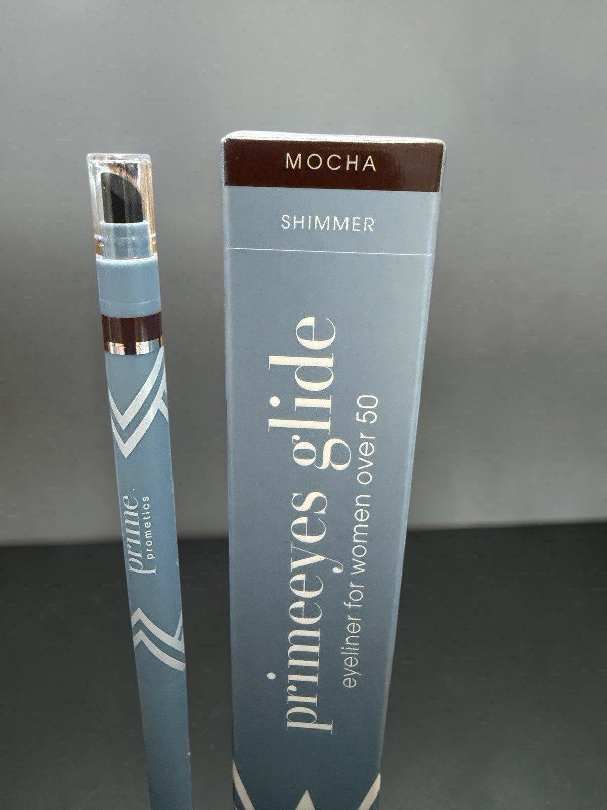 Water-Resistant Mocha Eyeliner for Women Over 50 - Natural Shimmer, Buildable