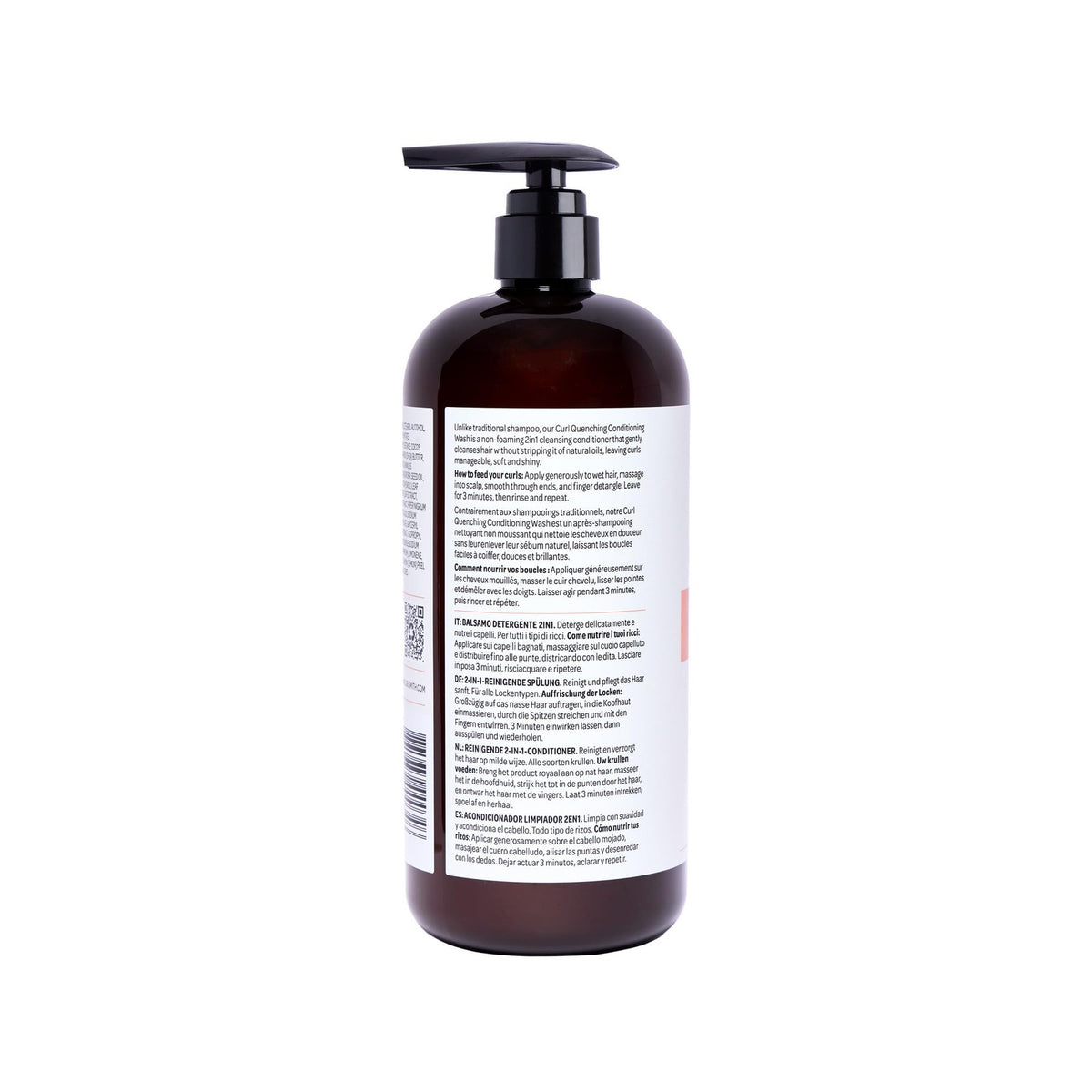 Curlsmith Curl Quenching Conditioning Wash 32oz - Moisturizing Co-Wash for Curly Hair