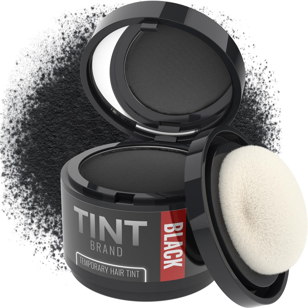 Black Hair Powder Root Touch Up for Gray Hair Cover & Volume - Unisex