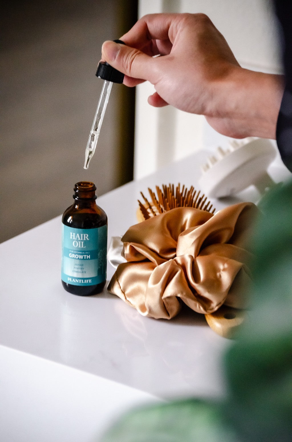 Plantlife Natural Hair Oils for Growth & Nourishment - Organic Botanical Blend