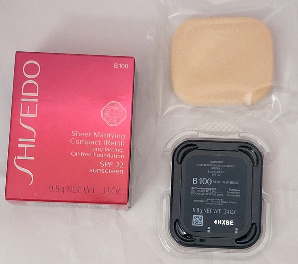 Matifying Compact Foundation Refill - Long-Lasting Oil-Free Makeup