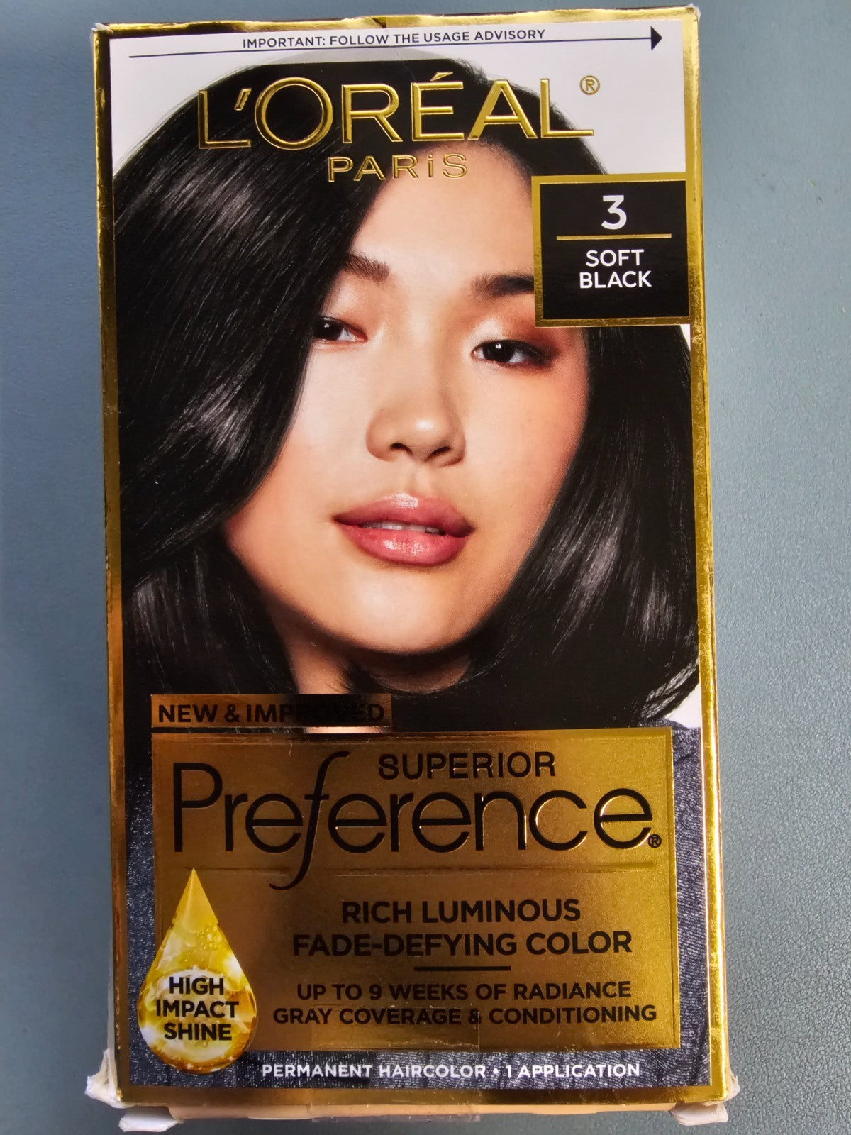 2 Pack Permanent Hair Dye Set - Fade-Defying Color & Shine #3 Soft Black
