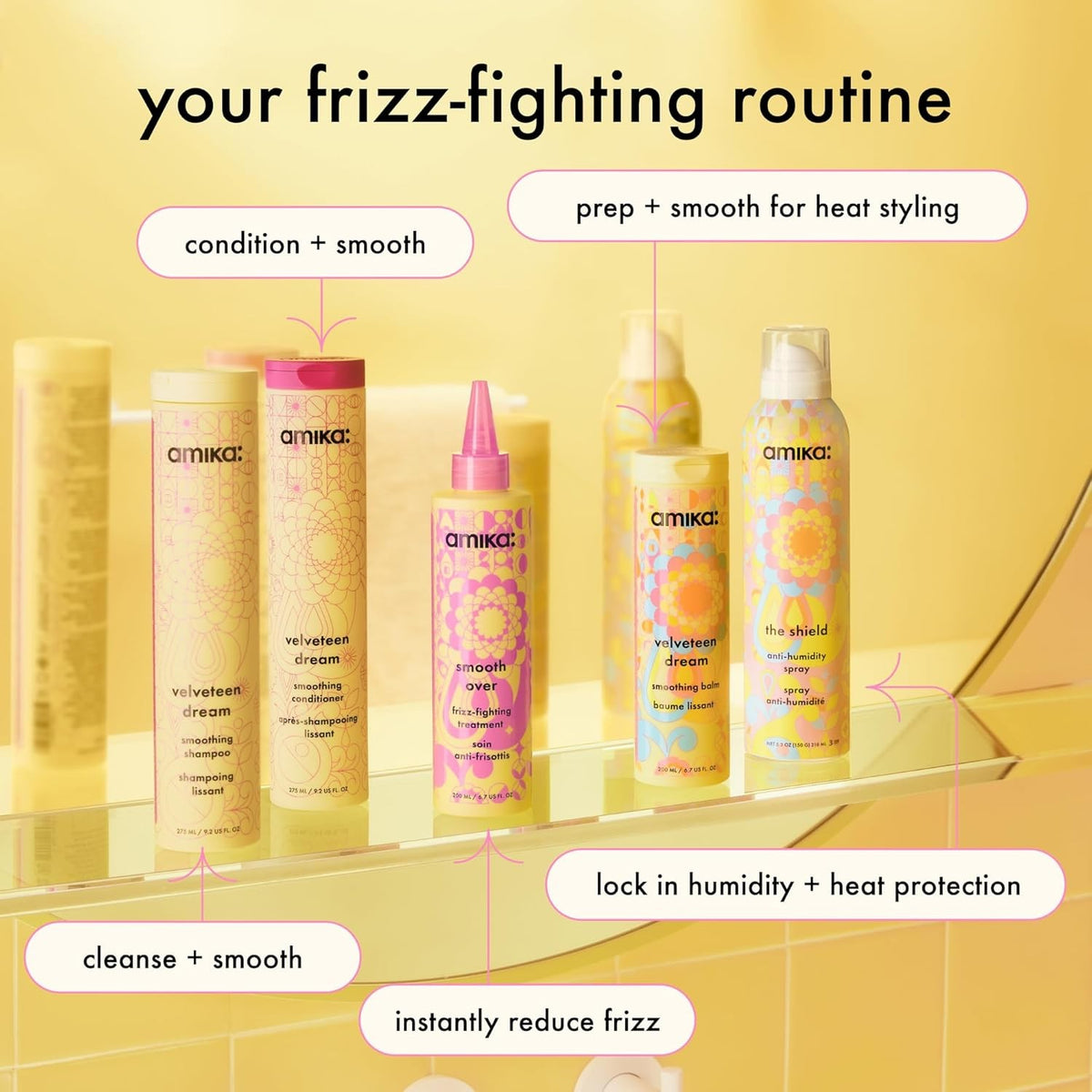 Anti-Humidity Hair Spray with Heat Protection - Lightweight & Invisible