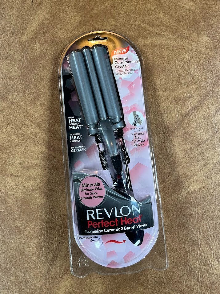 Ceramic Hair Waver Iron with 3 Barrel Curling Iron Styling Tool