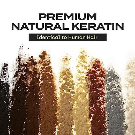 Hair Building Fibers for Thinning Hair - Natural Keratin Concealer