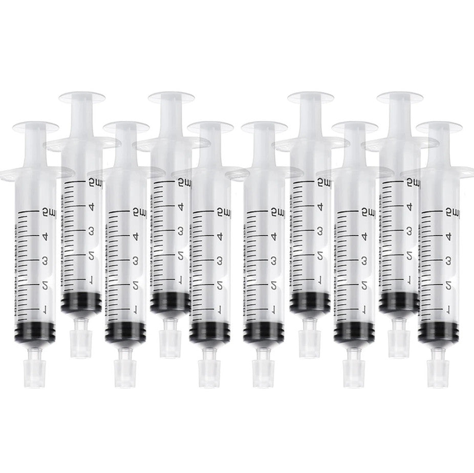 Plastic Syringe Perfume Dispenser Set for Cosmetic Refill - 5ml Capacity