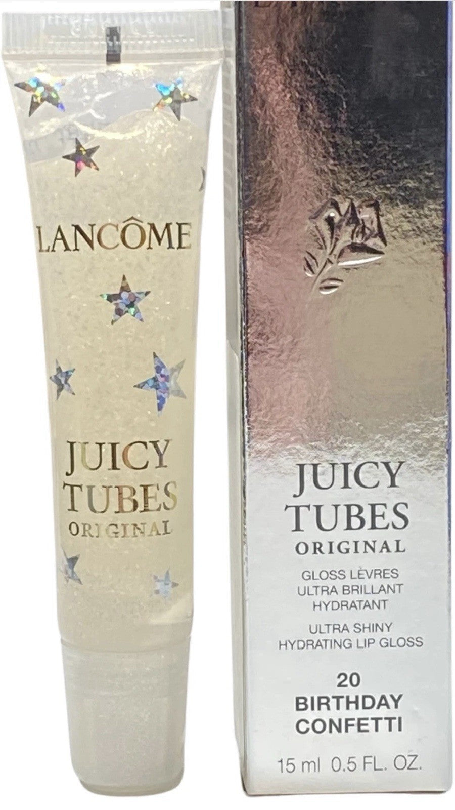 Lip Gloss Lancome Juicy Tubes Original #20 Birthday Confetti - Shiny Hydration (Discontinued)