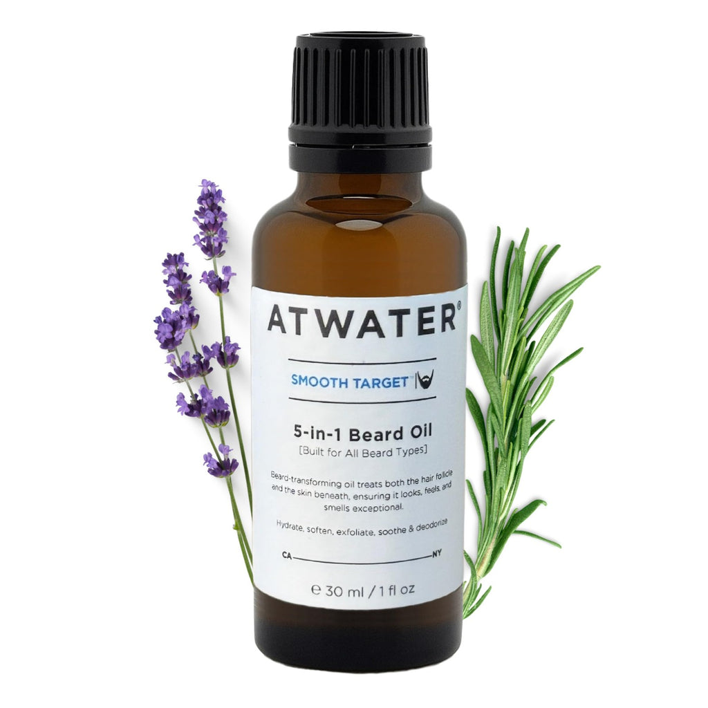 Men's 5-in-1 Beard Oil for Softening & Hydrating - 1 oz