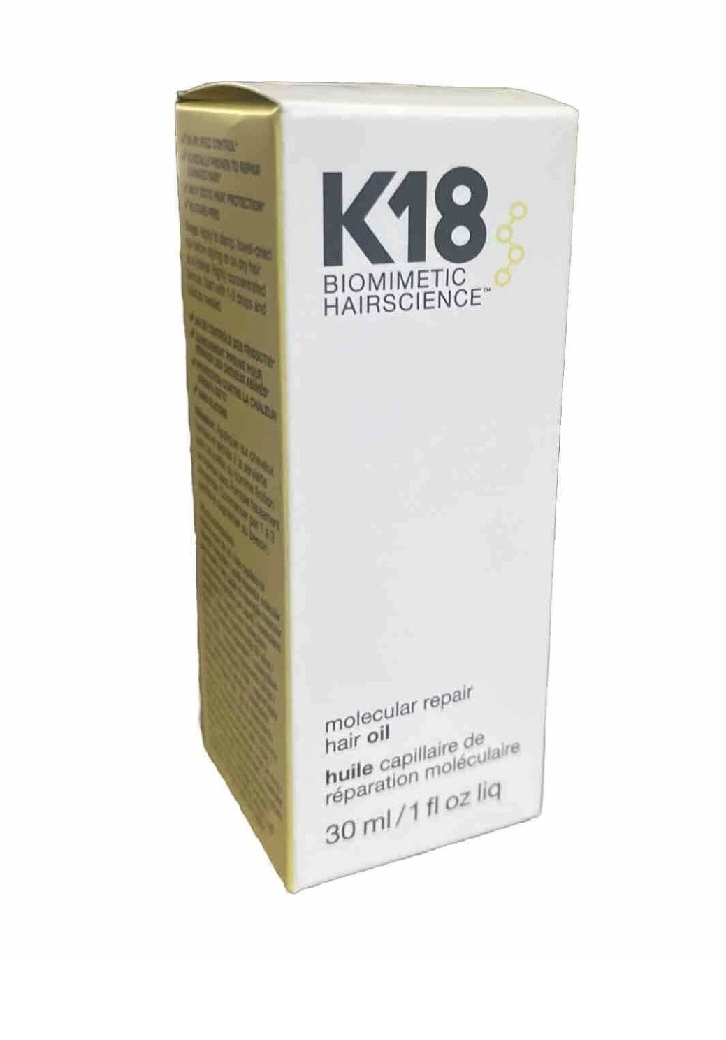 K18 Molecular Repair Hair Oil 1 Oz - Nourishing Hair Treatment, Sealed