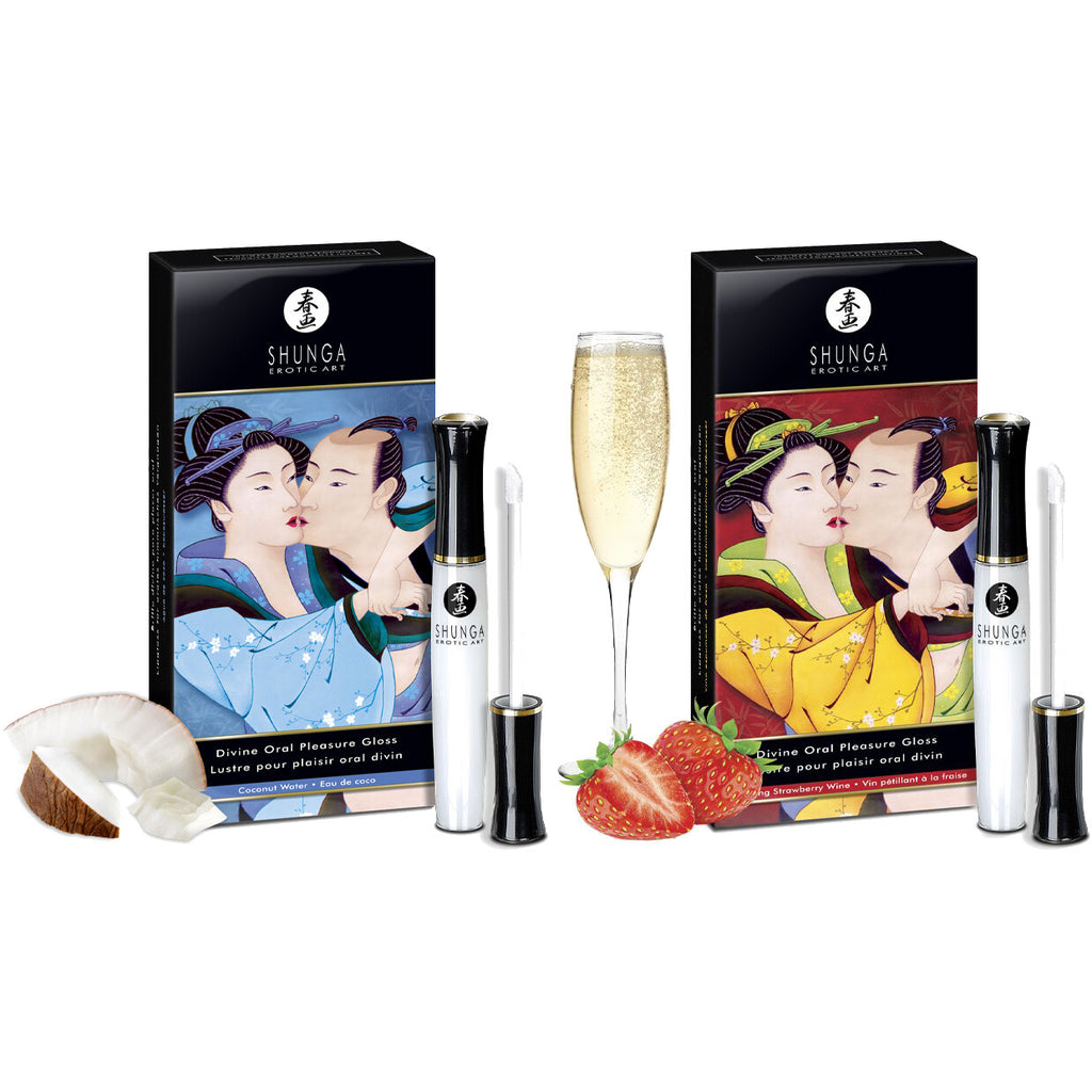 Warming, Cooling Lip Gloss for Intimate Oral Pleasure — Flavor Variants Included